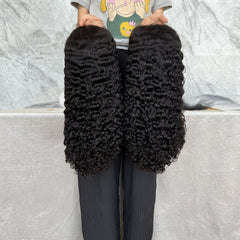 Water Wave Natural Color 13x6 Transparent And HD Lace Full Frontal Wigs 24 inch-32 inch